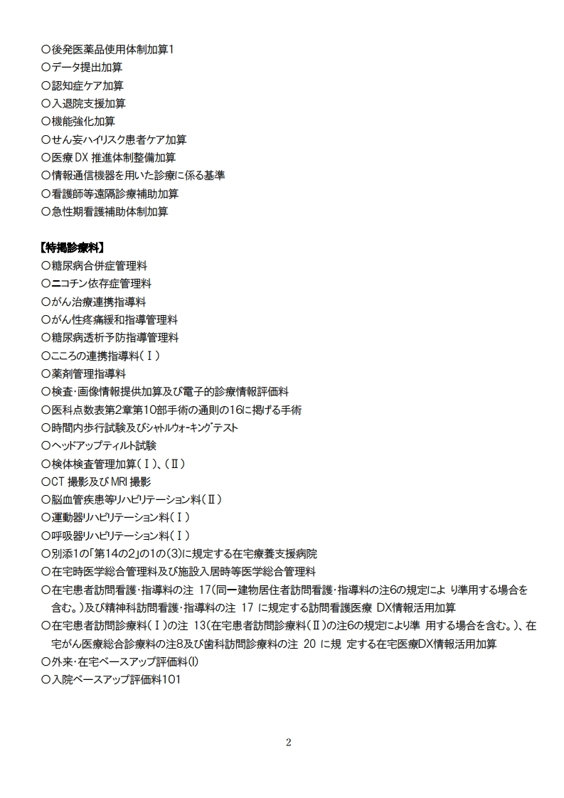 日南病院施設基準等R8.4（ベースアップ110？）[2]